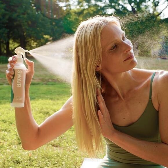 SWAIR SweatShield Hair Protector Leave in Conditioner Spray Repels Sweat 8oz - Picture 2 of 7